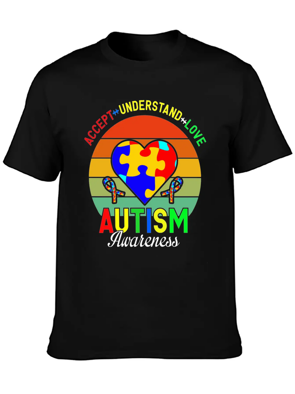 Love Autism Awareness Essential Cotton Tee For Daily Outfits – Unisex Style