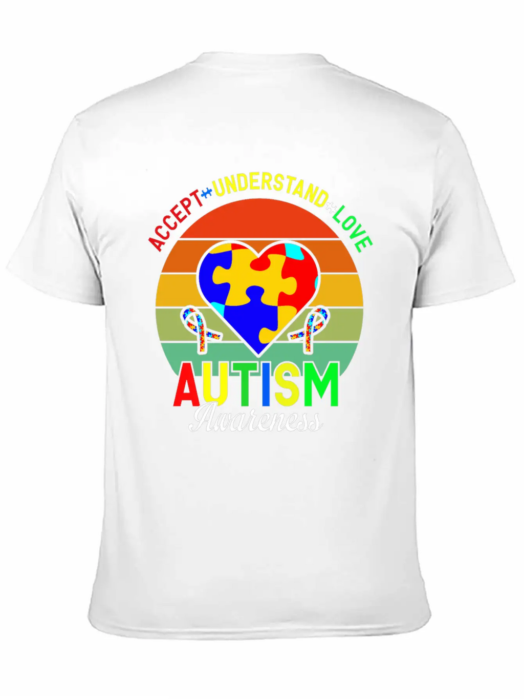Love Autism Awareness Essential Cotton Tee For Daily Outfits – Unisex Style