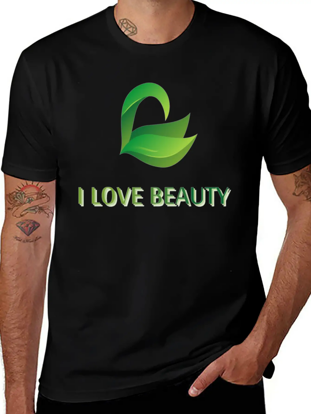 Love Beauty Unisex Short Sleeve Soft Cotton T-Shirt – Casual Everyday Wear