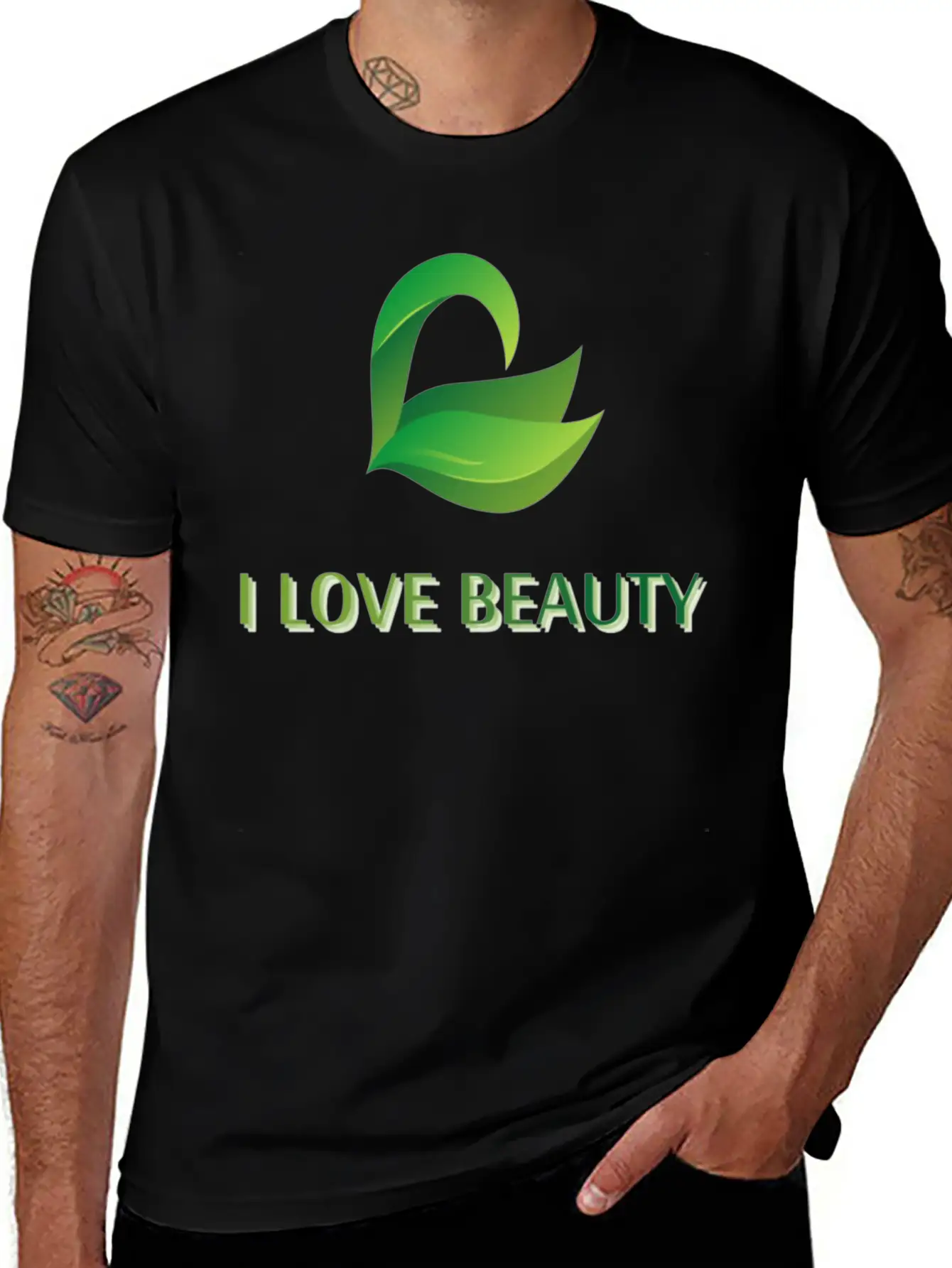 Love Beauty Unisex Short Sleeve Soft Cotton T-Shirt – Casual Everyday Wear