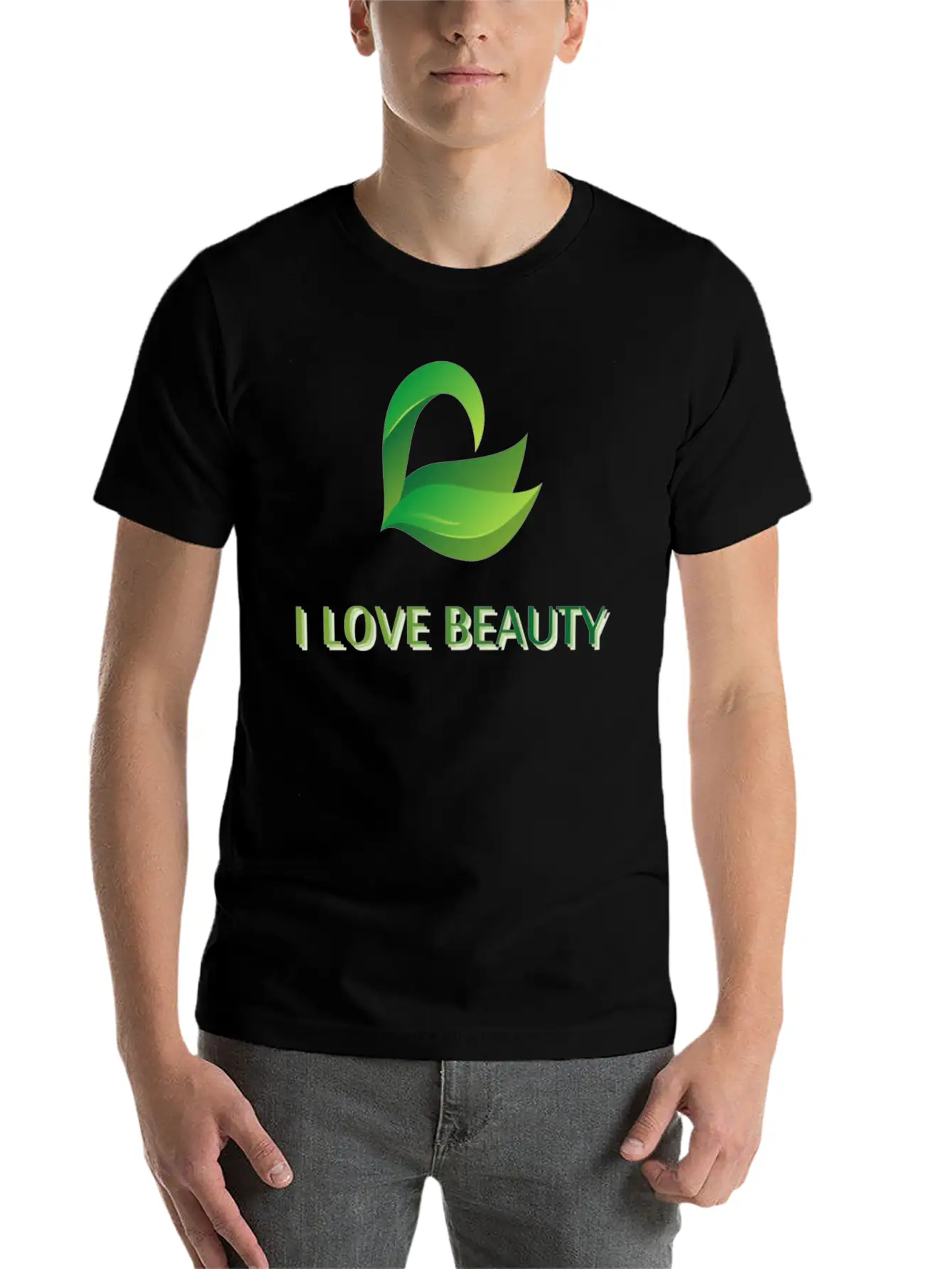 Love Beauty Unisex Short Sleeve Soft Cotton T-Shirt – Casual Everyday Wear
