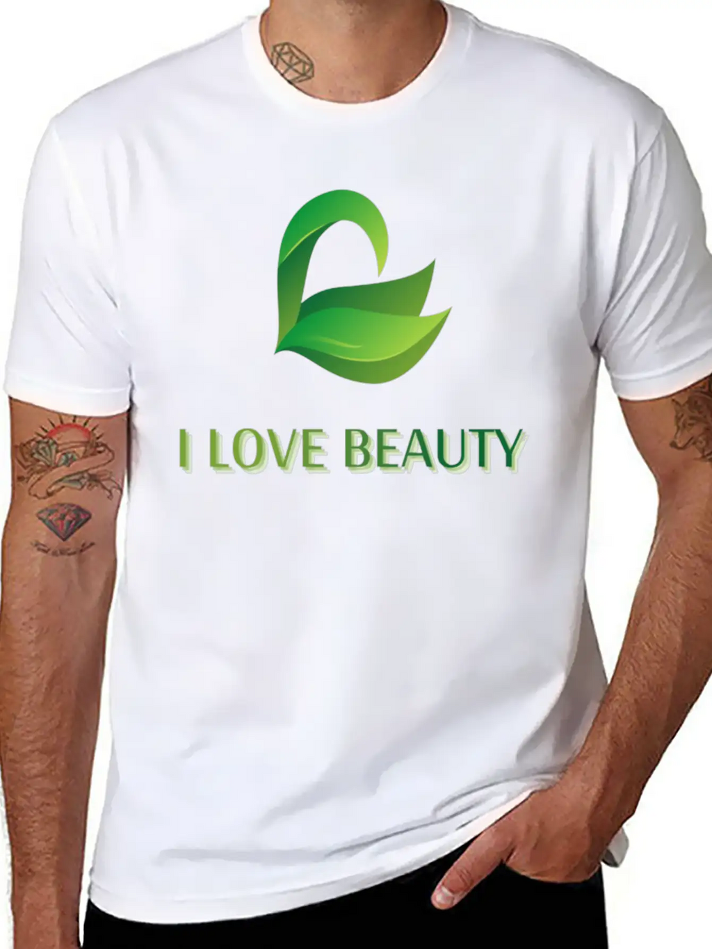 Love Beauty Unisex Short Sleeve Soft Cotton T-Shirt – Casual Everyday Wear