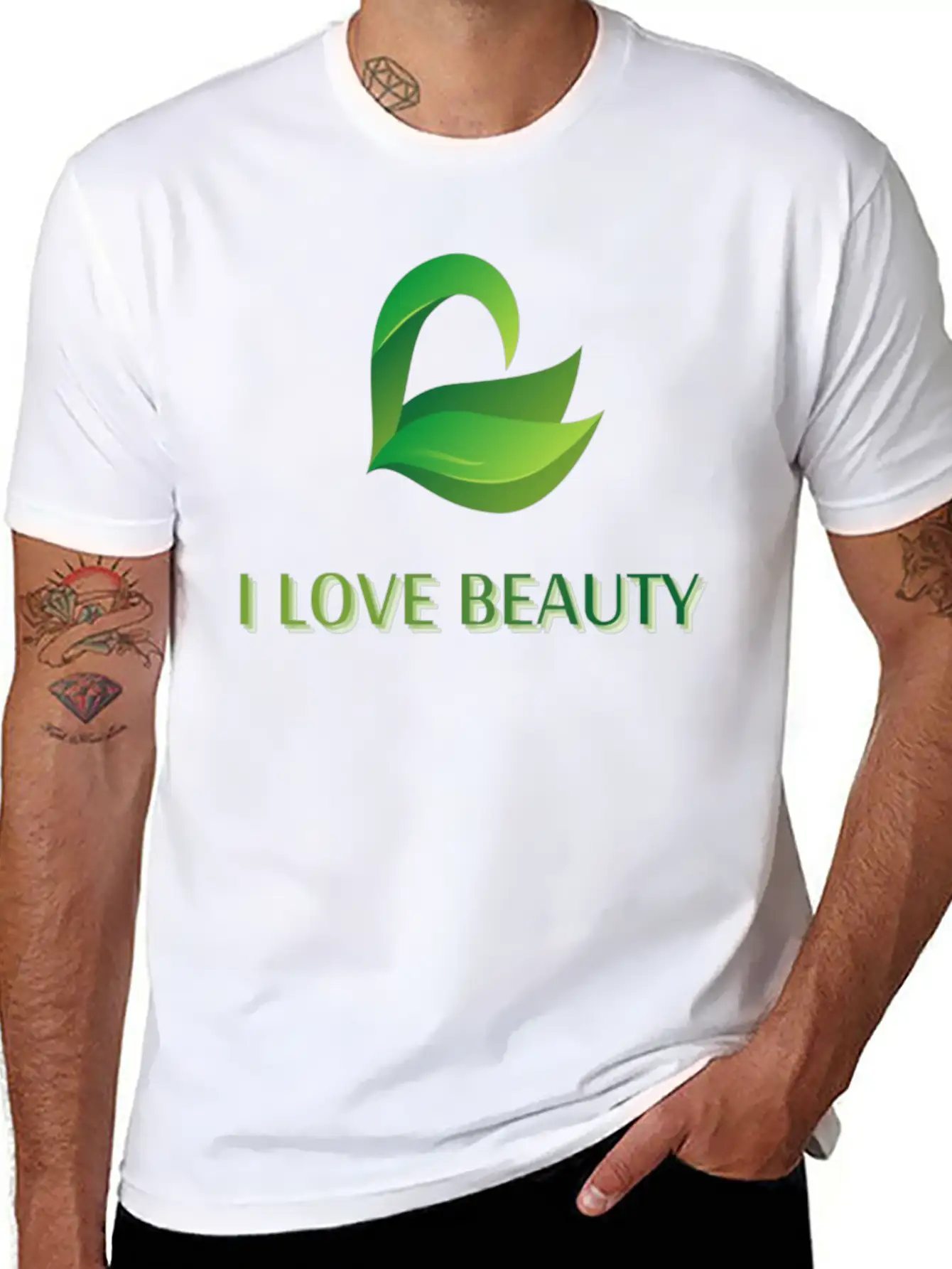 Love Beauty Unisex Short Sleeve Soft Cotton T-Shirt – Casual Everyday Wear