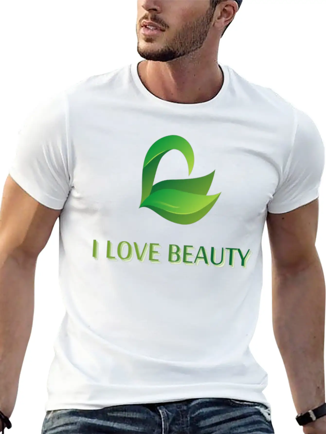 Love Beauty Unisex Short Sleeve Soft Cotton T-Shirt – Casual Everyday Wear