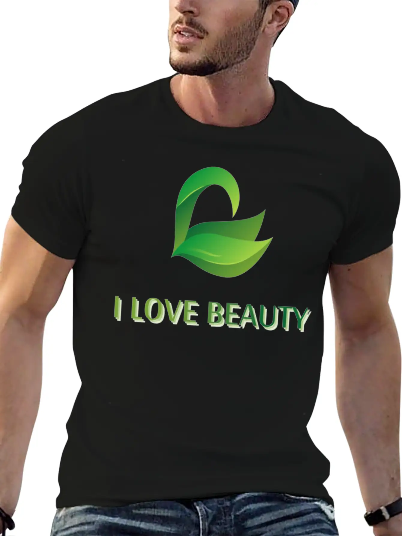 Love Beauty Unisex Short Sleeve Soft Cotton T-Shirt – Casual Everyday Wear