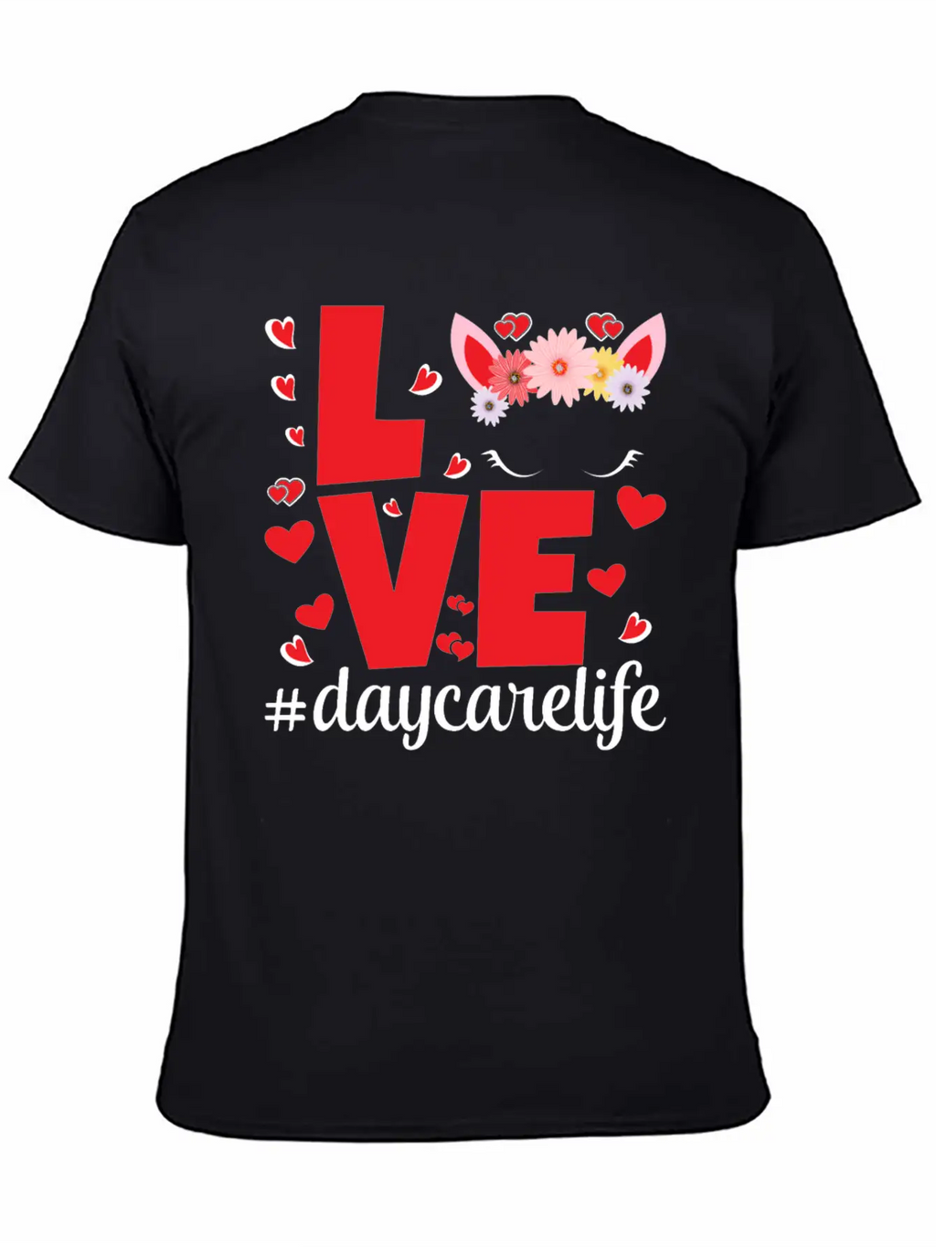 Love Daycarelife Unisex Short Sleeve Soft Cotton T-Shirt – Casual Everyday Wear