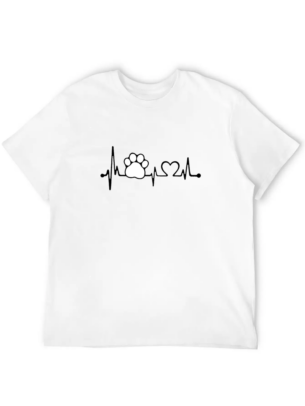 Love Dog Unisex Short Sleeve Soft Cotton T-Shirt – Casual Everyday Wear