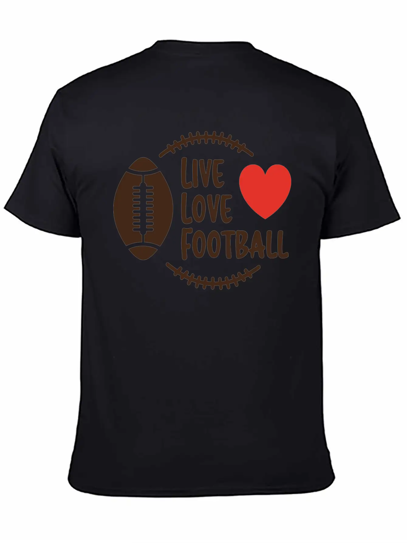 Love Football Unisex Casual T-Shirt – Clean Design For Daily Comfort