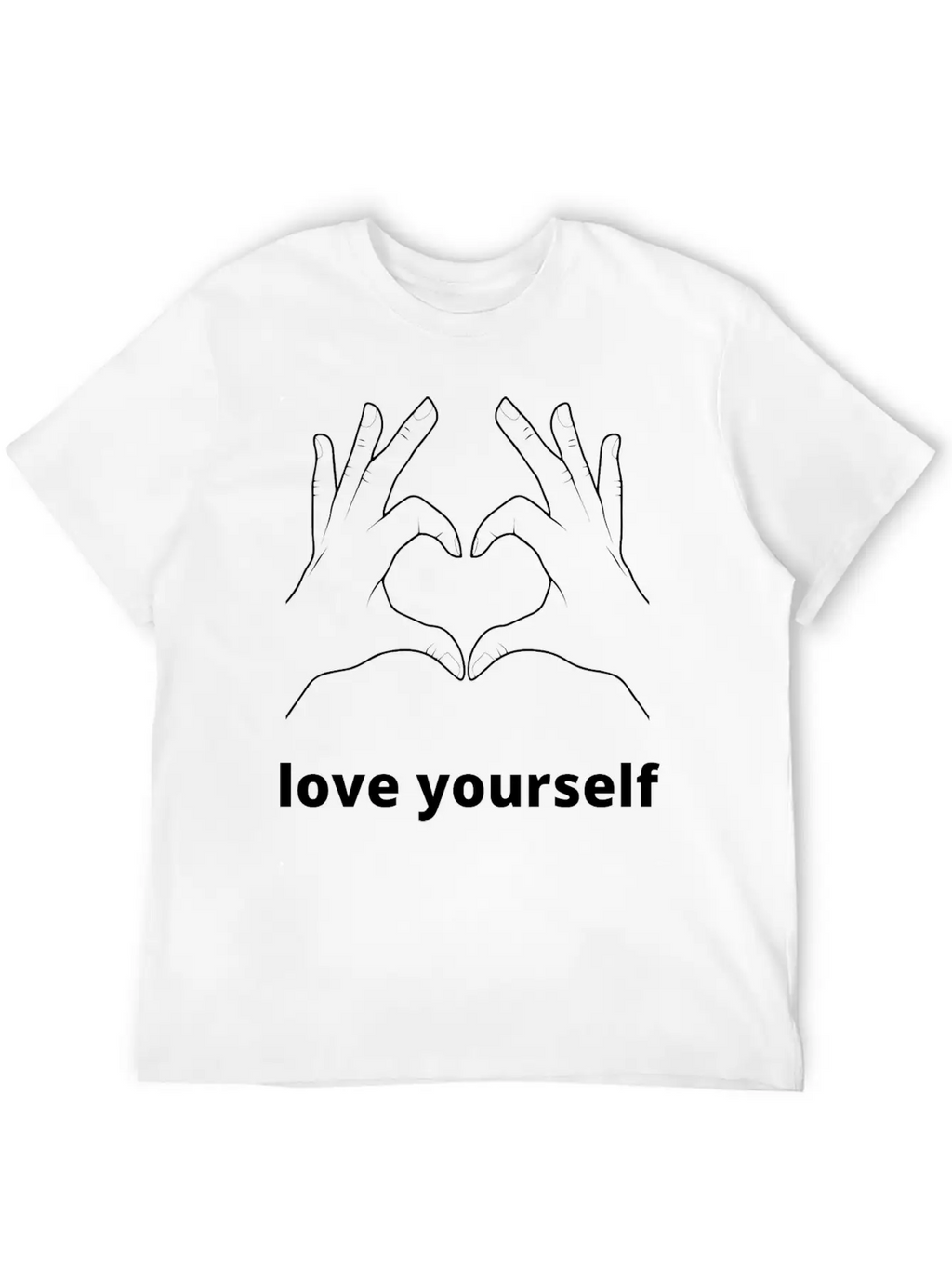 Love For Yourself Essential Cotton Tee For Daily Outfits – Unisex Style