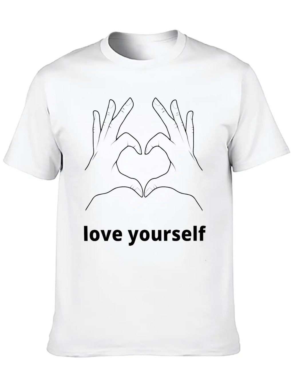 Love For Yourself Essential Cotton Tee For Daily Outfits – Unisex Style