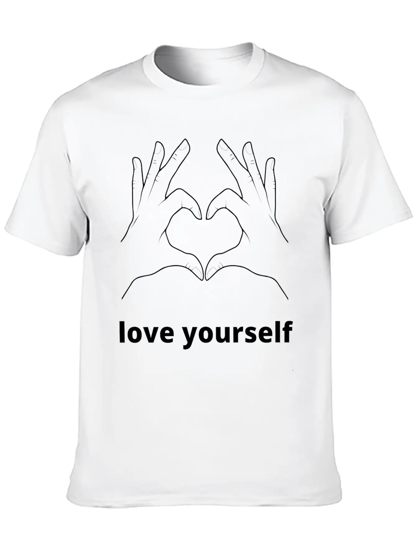 Love For Yourself Essential Cotton Tee For Daily Outfits – Unisex Style
