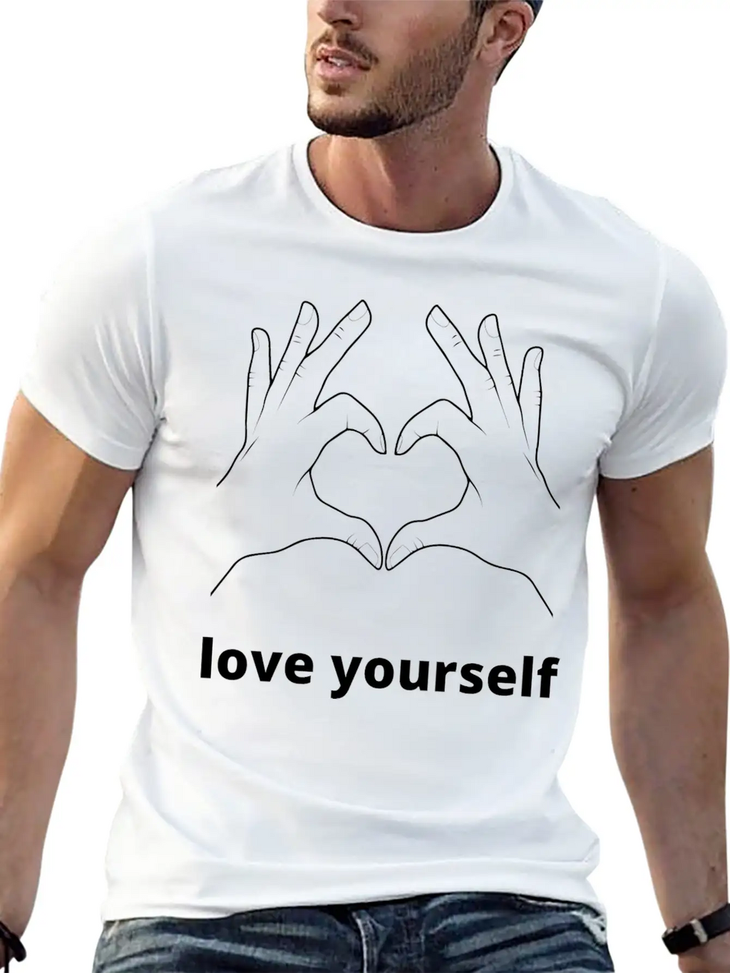 Love For Yourself Essential Cotton Tee For Daily Outfits – Unisex Style