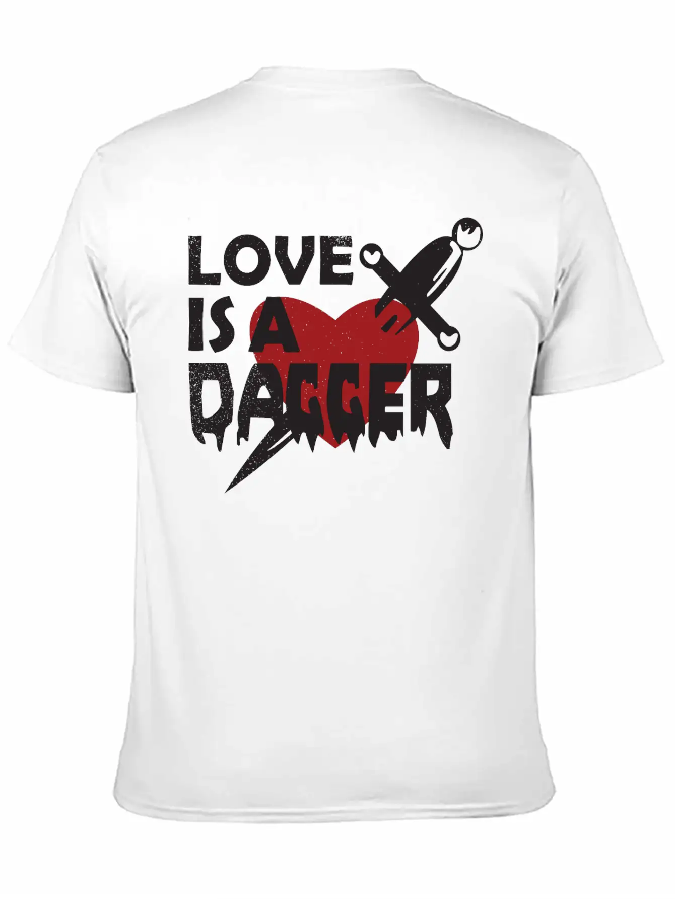 Love Is A Dagger Tees Unisex Casual T-Shirt – Clean Design For Daily Comfort