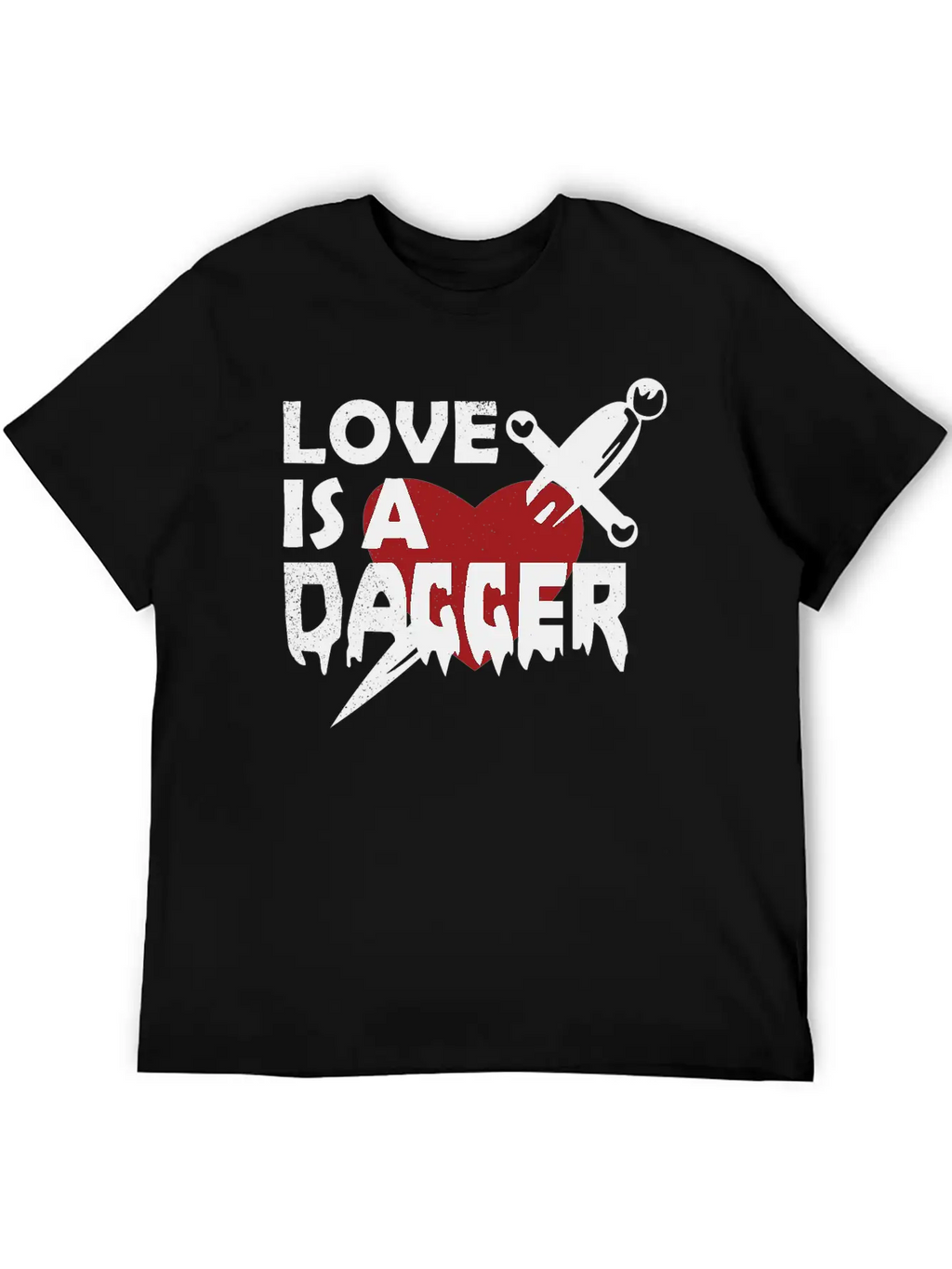 Love Is A Dagger Tees Unisex Casual T-Shirt – Clean Design For Daily Comfort