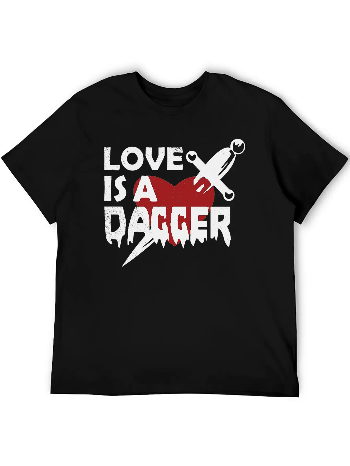 Love Is A Dagger Tees Unisex Casual T-Shirt – Clean Design For Daily Comfort