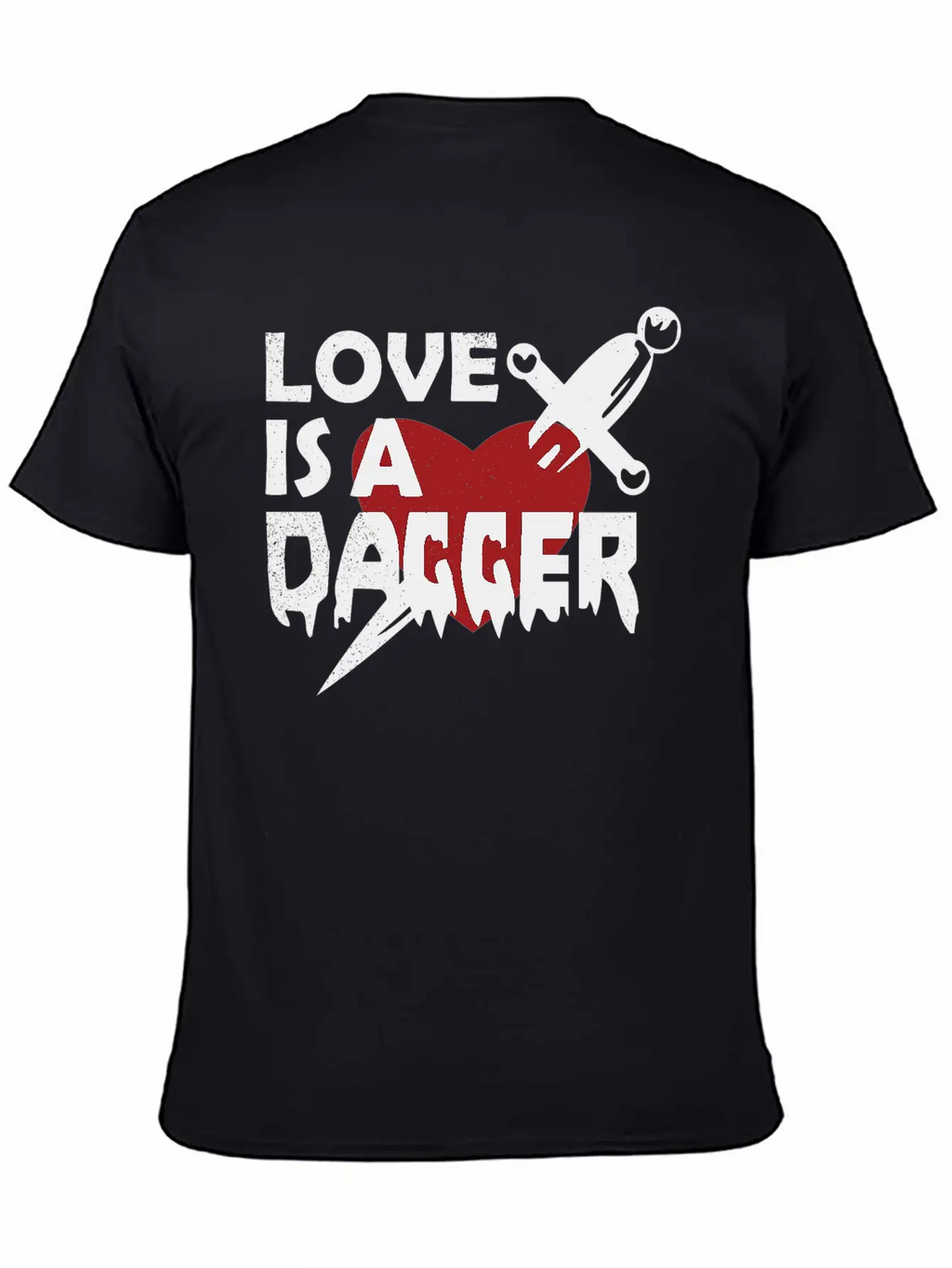 Love Is A Dagger Tees Unisex Casual T-Shirt – Clean Design For Daily Comfort