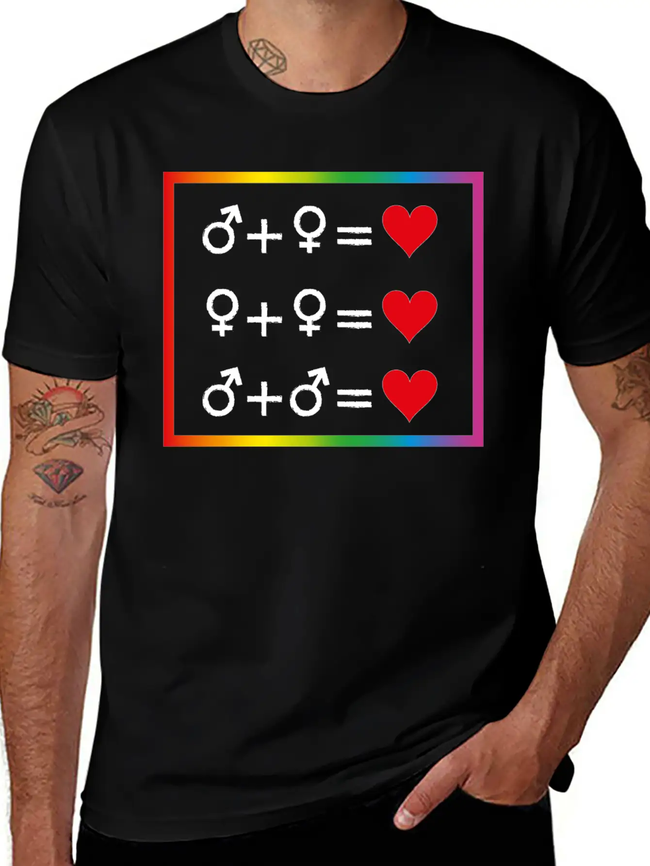 Love Is Equal W Casual Graphic T-Shirt – Simple And Comfortable Daily Wear
