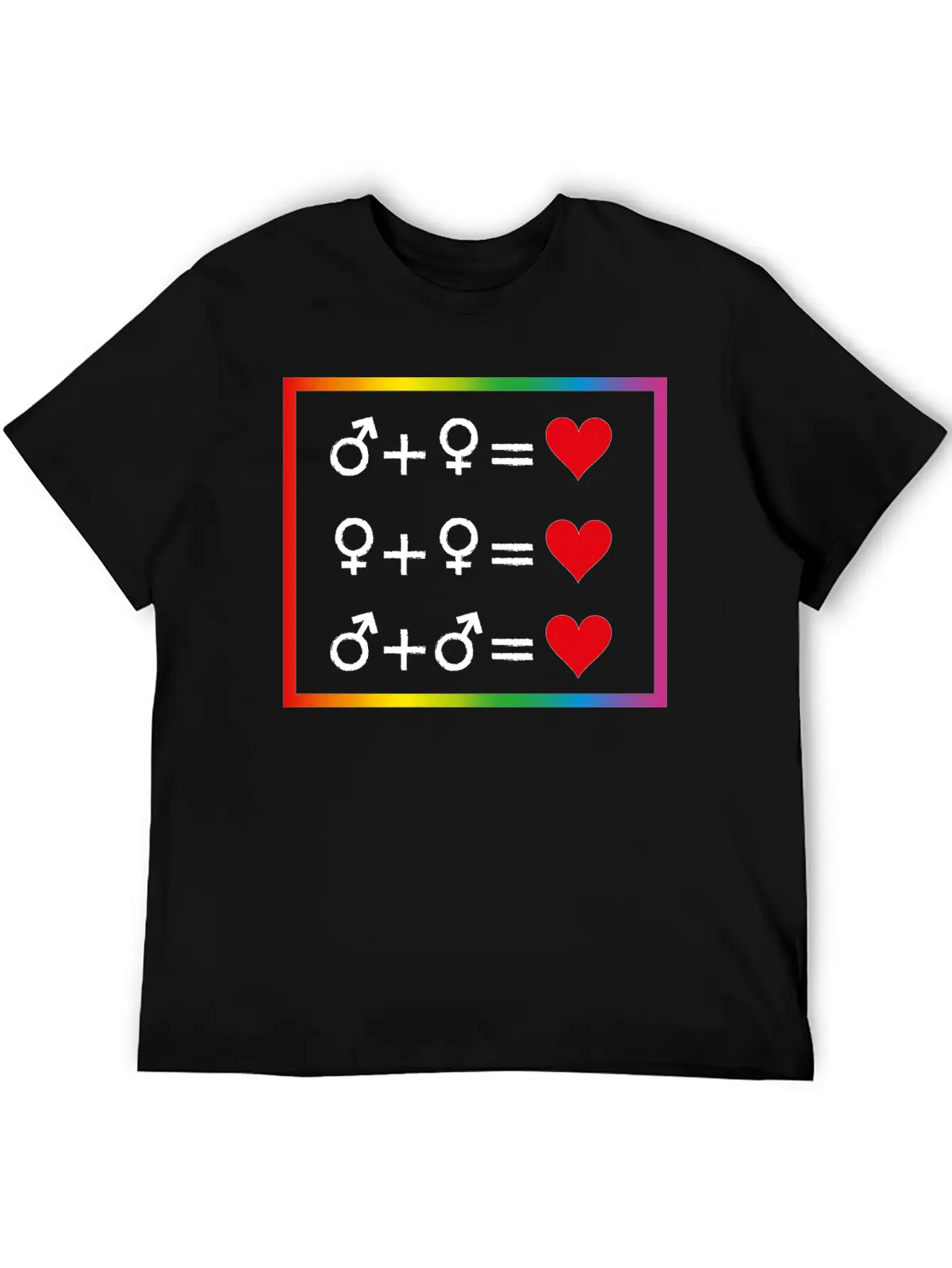 Love Is Equal W Casual Graphic T-Shirt – Simple And Comfortable Daily Wear