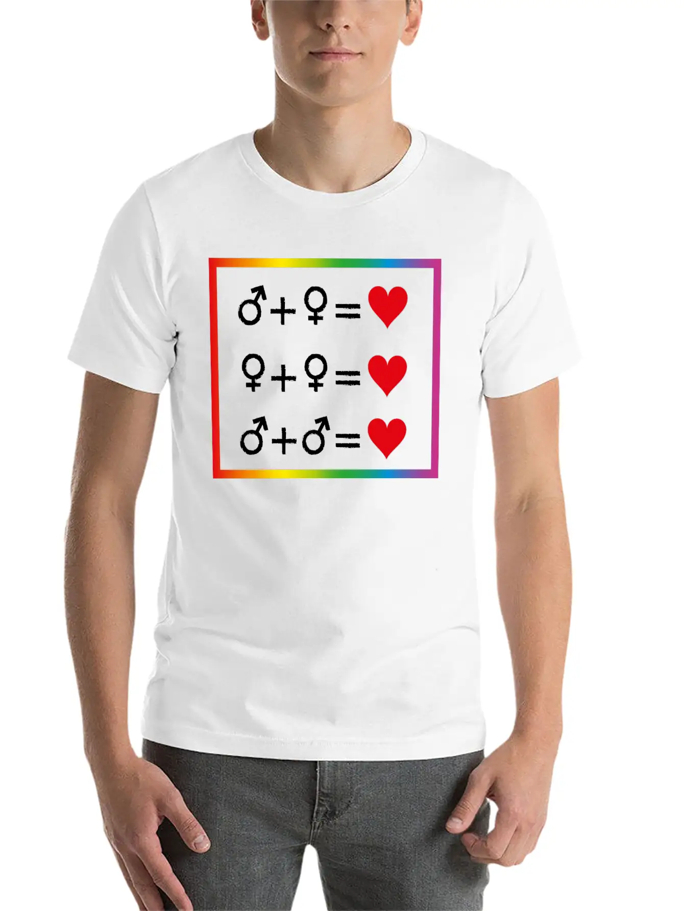 Love Is Equal W Casual Graphic T-Shirt – Simple And Comfortable Daily Wear