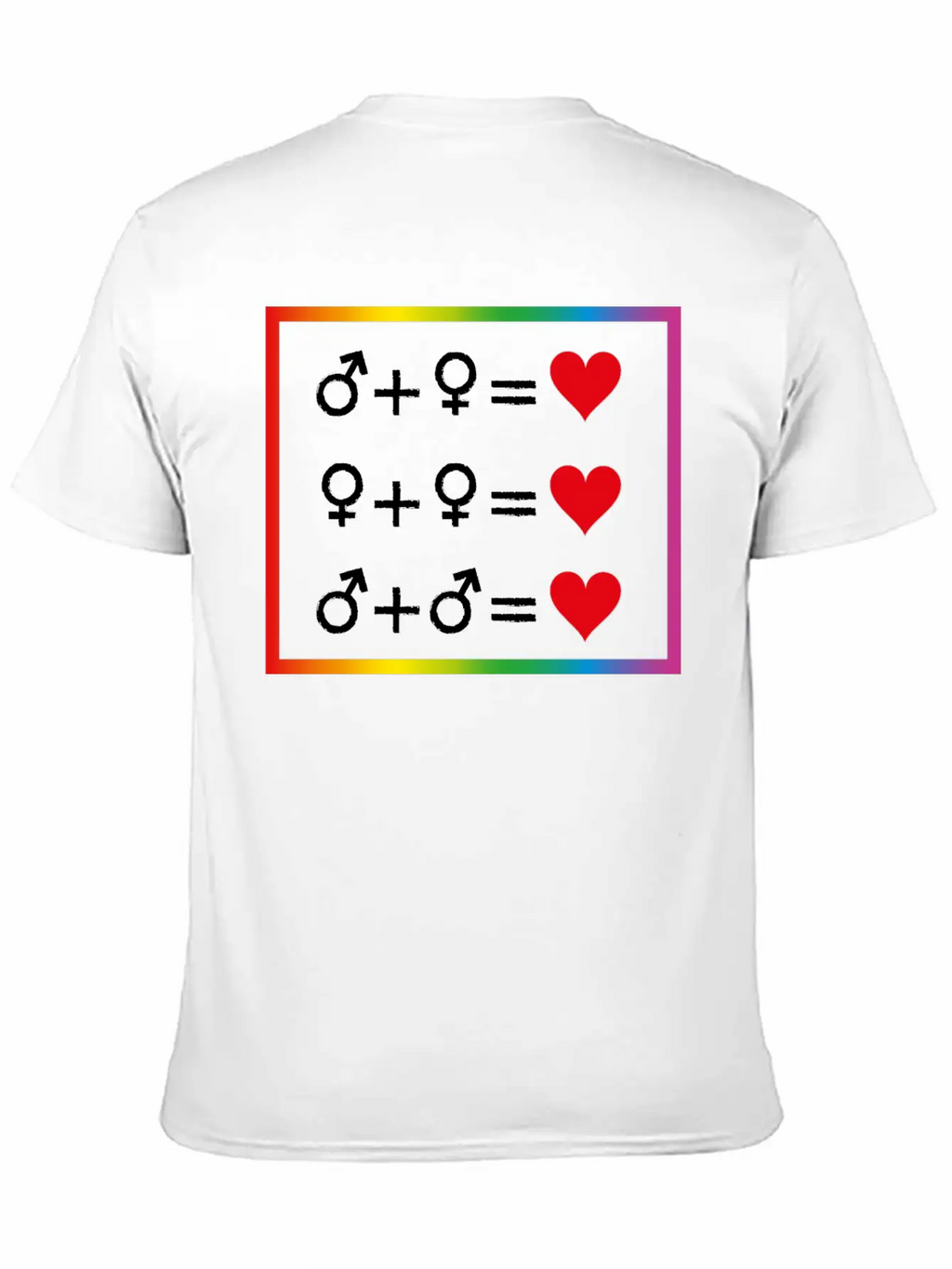 Love Is Equal W Casual Graphic T-Shirt – Simple And Comfortable Daily Wear