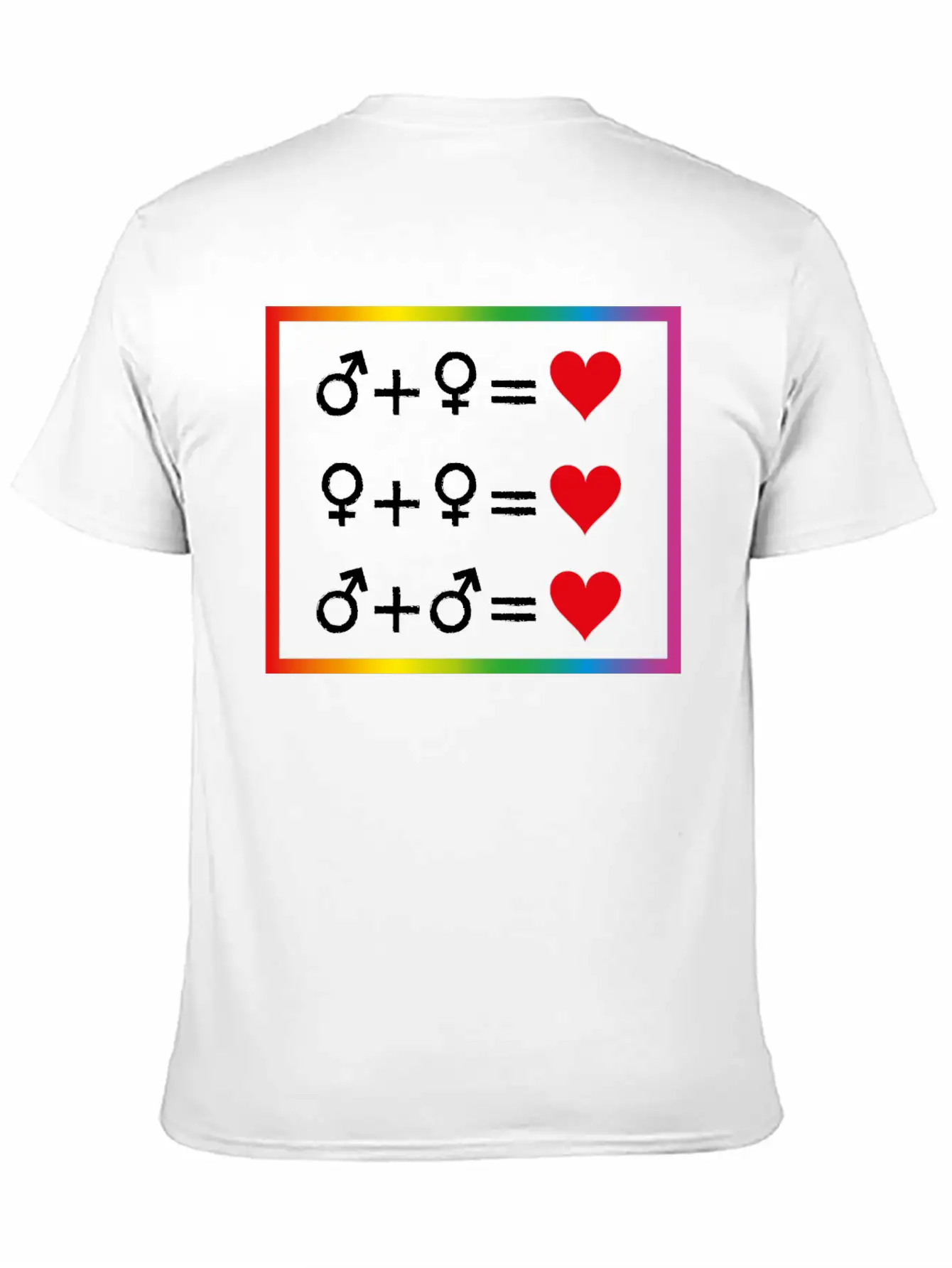 Love Is Equal W Casual Graphic T-Shirt – Simple And Comfortable Daily Wear
