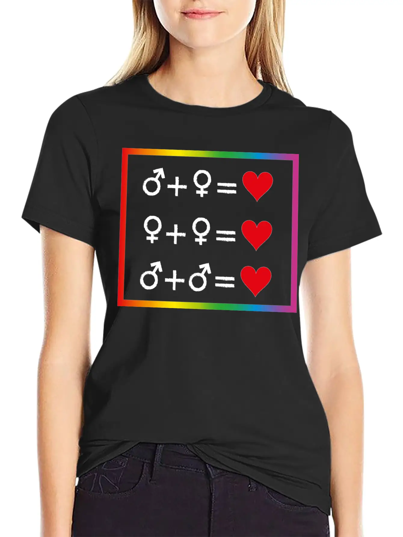 Love Is Equal W Casual Graphic T-Shirt – Simple And Comfortable Daily Wear