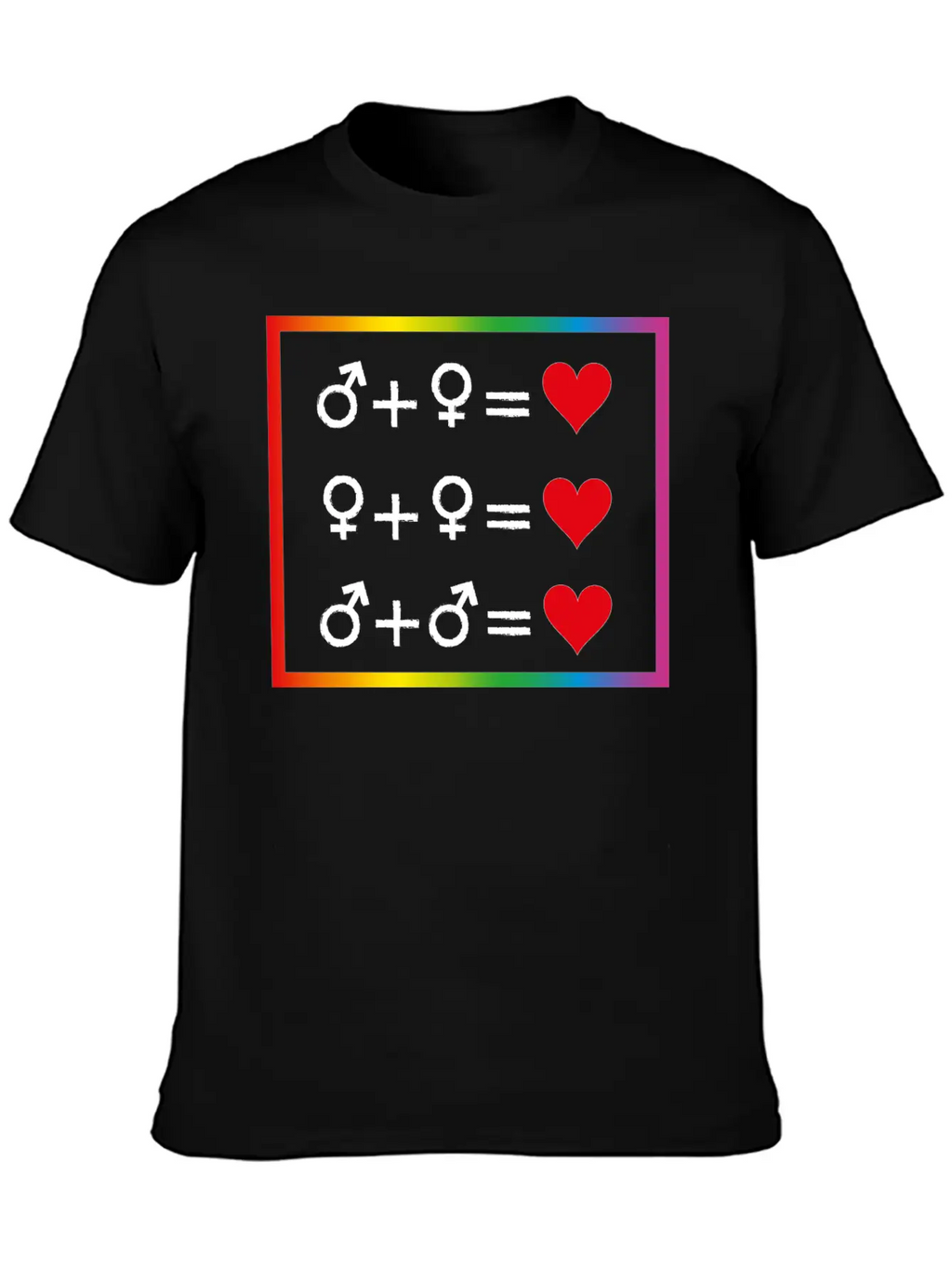 Love Is Equal W Casual Graphic T-Shirt – Simple And Comfortable Daily Wear