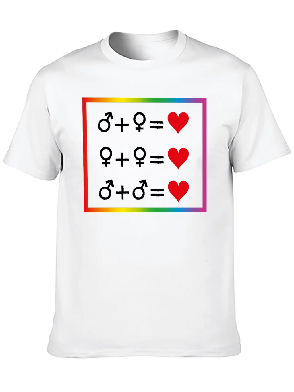 Love Is Equal W Casual Graphic T-Shirt – Simple And Comfortable Daily Wear
