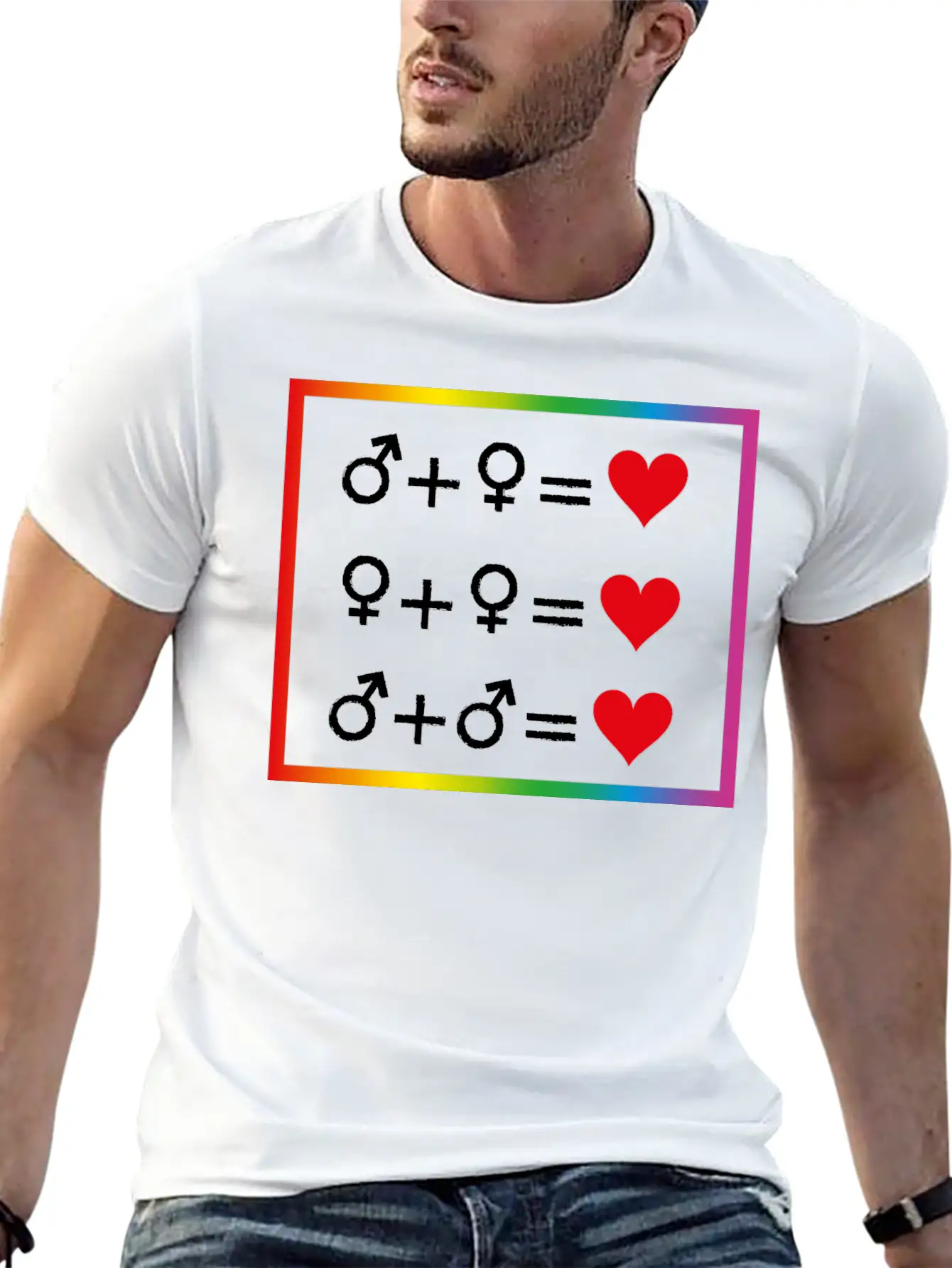 Love Is Equal W Casual Graphic T-Shirt – Simple And Comfortable Daily Wear