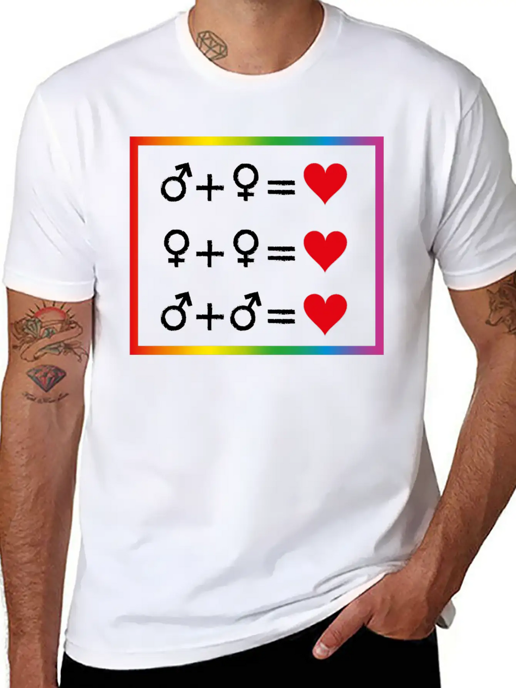 Love Is Equal W Casual Graphic T-Shirt – Simple And Comfortable Daily Wear