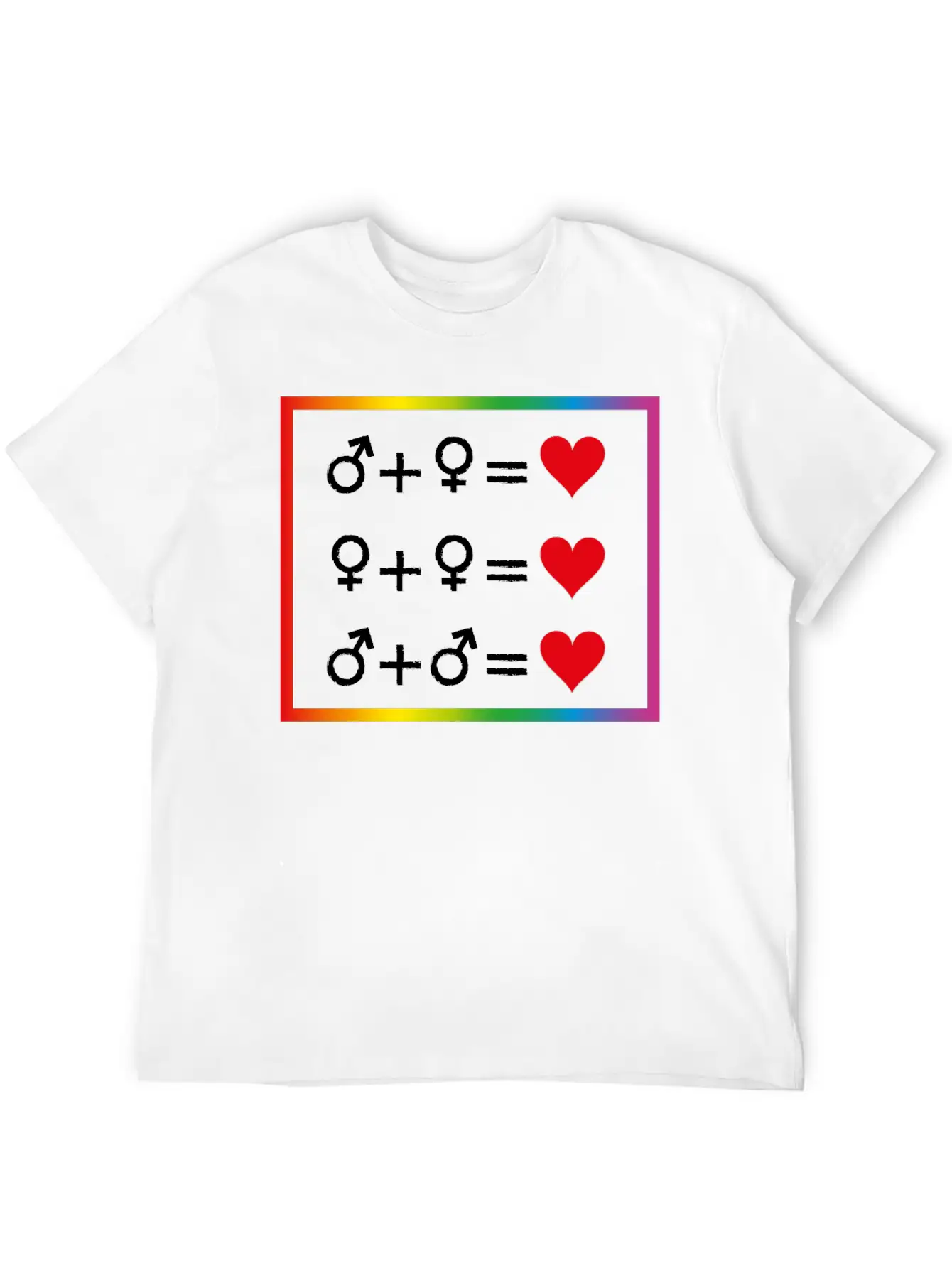 Love Is Equal W Casual Graphic T-Shirt – Simple And Comfortable Daily Wear