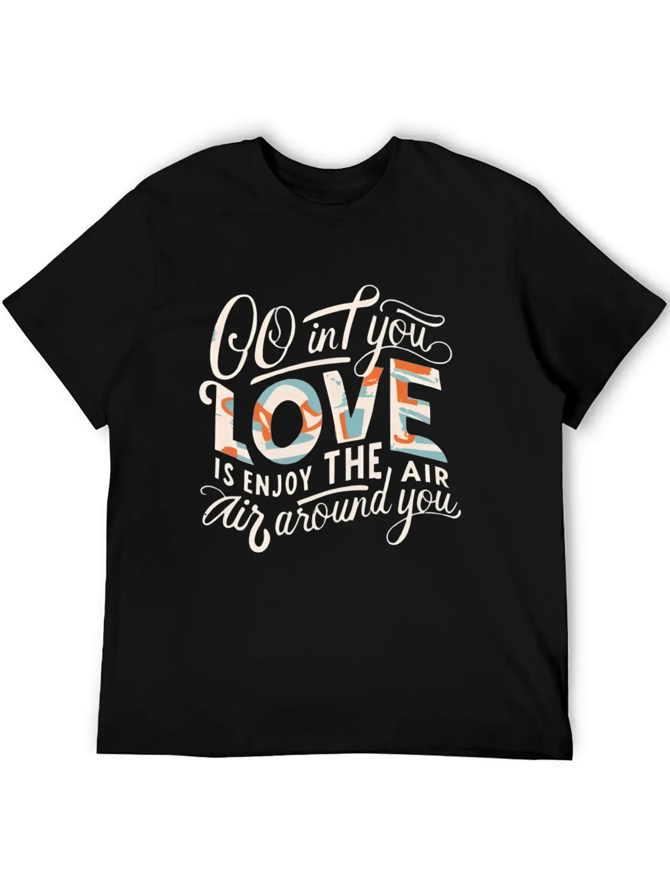 Love Is In The Air Unisex Casual T-Shirt – Clean Design For Daily Comfort
