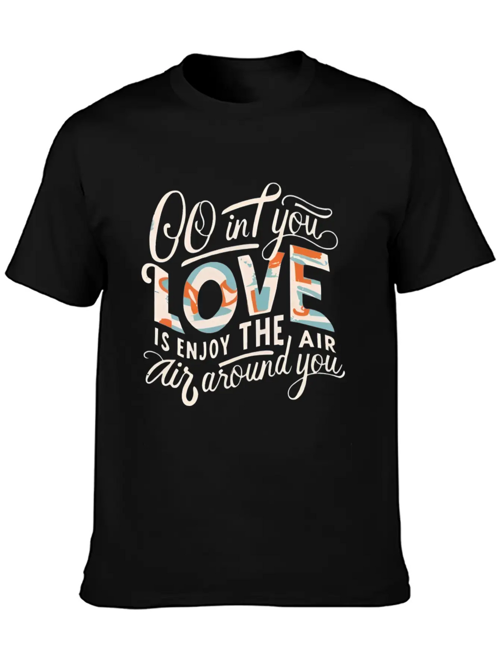 Love Is In The Air Unisex Casual T-Shirt – Clean Design For Daily Comfort