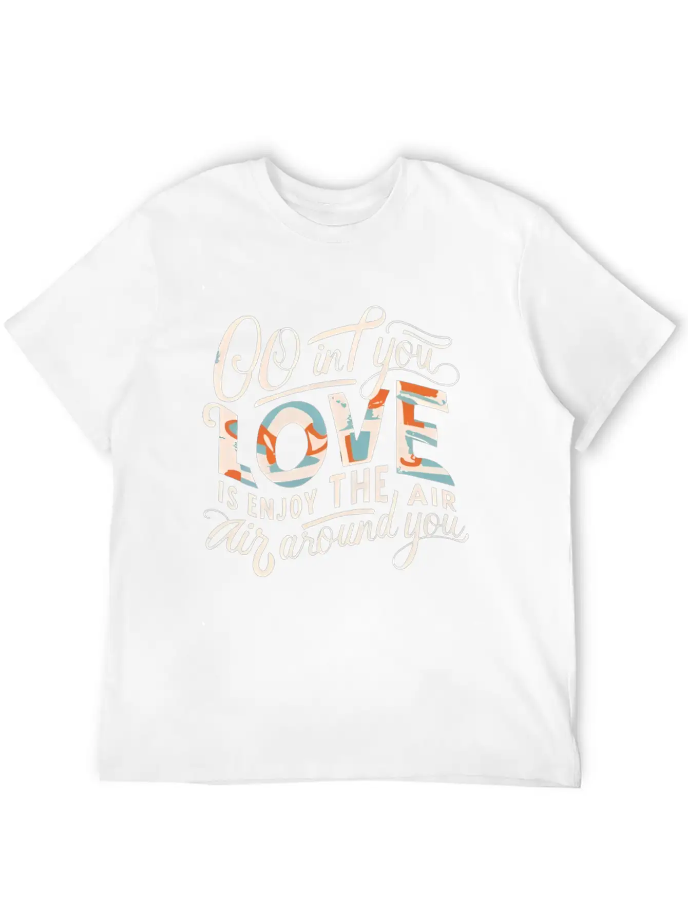 Love Is In The Air Unisex Casual T-Shirt – Clean Design For Daily Comfort