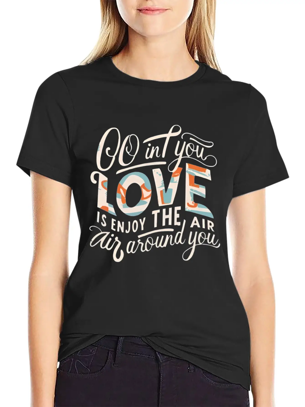 Love Is In The Air Unisex Casual T-Shirt – Clean Design For Daily Comfort