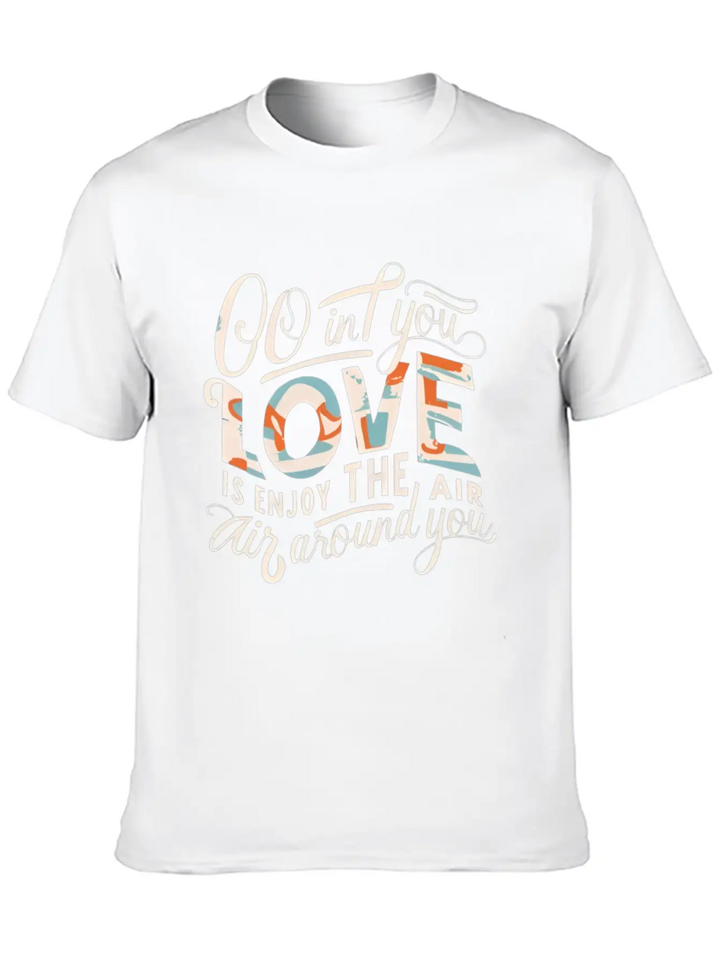 Love Is In The Air Unisex Casual T-Shirt – Clean Design For Daily Comfort