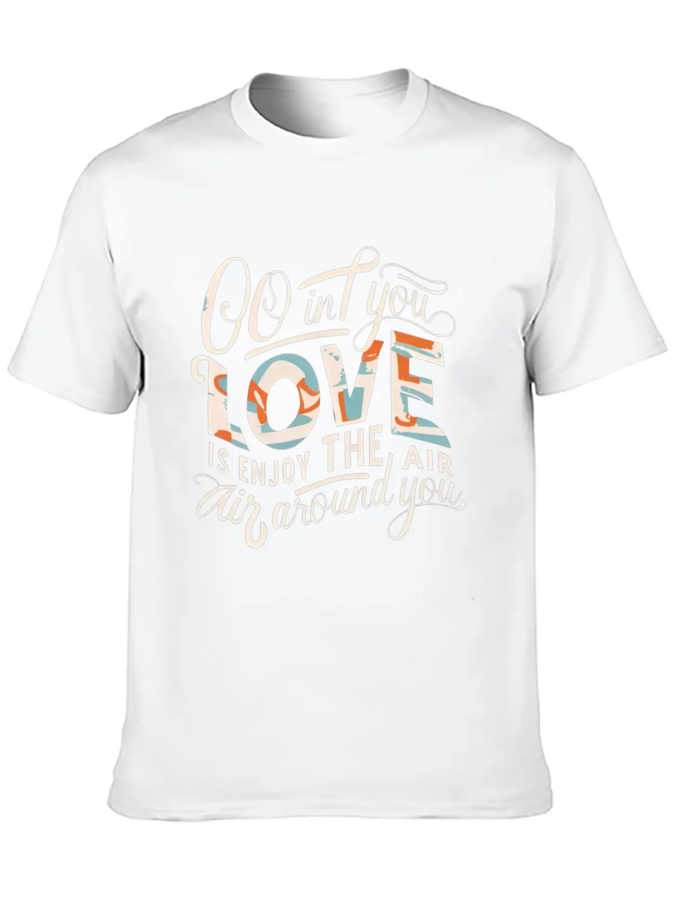 Love Is In The Air Unisex Casual T-Shirt – Clean Design For Daily Comfort