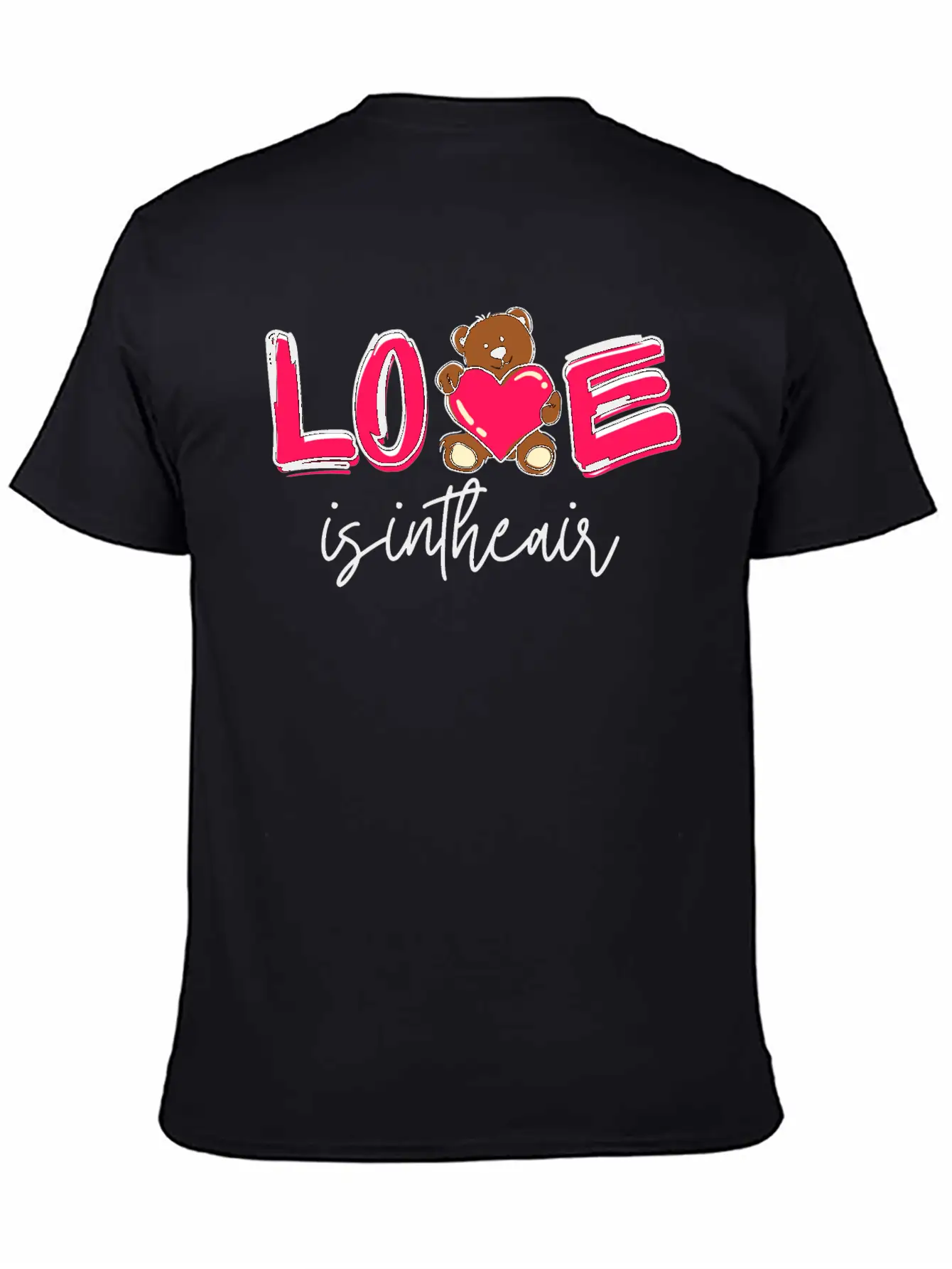 Love Is In The Air, Valentines Day Special Casual Graphic T-Shirt – Simple And Comfortable Daily Wear