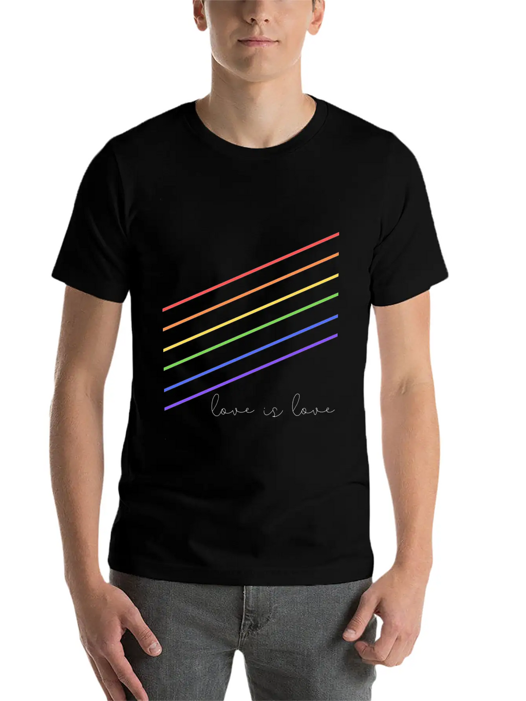 Love Is Love Unisex Casual T-Shirt – Clean Design For Daily Comfort