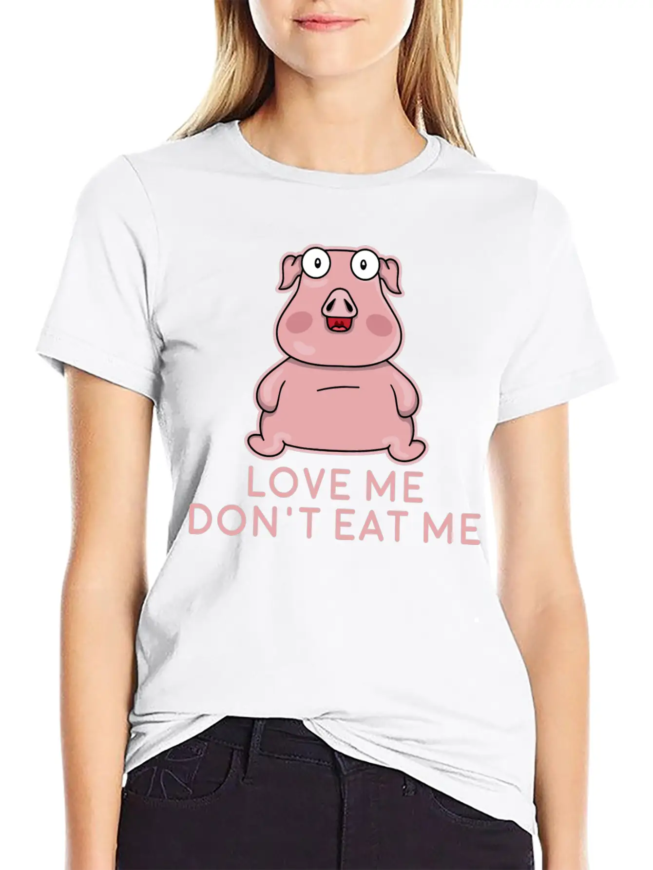 Love Me Don't Eat Me - Vegan Apparel Unisex Casual T-Shirt – Clean Design For Daily Comfort
