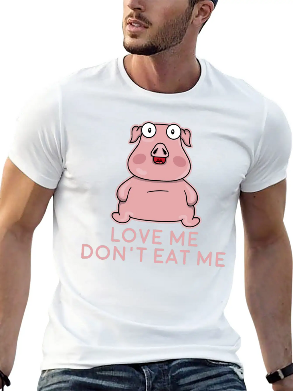 Love Me Don't Eat Me - Vegan Apparel Unisex Casual T-Shirt – Clean Design For Daily Comfort
