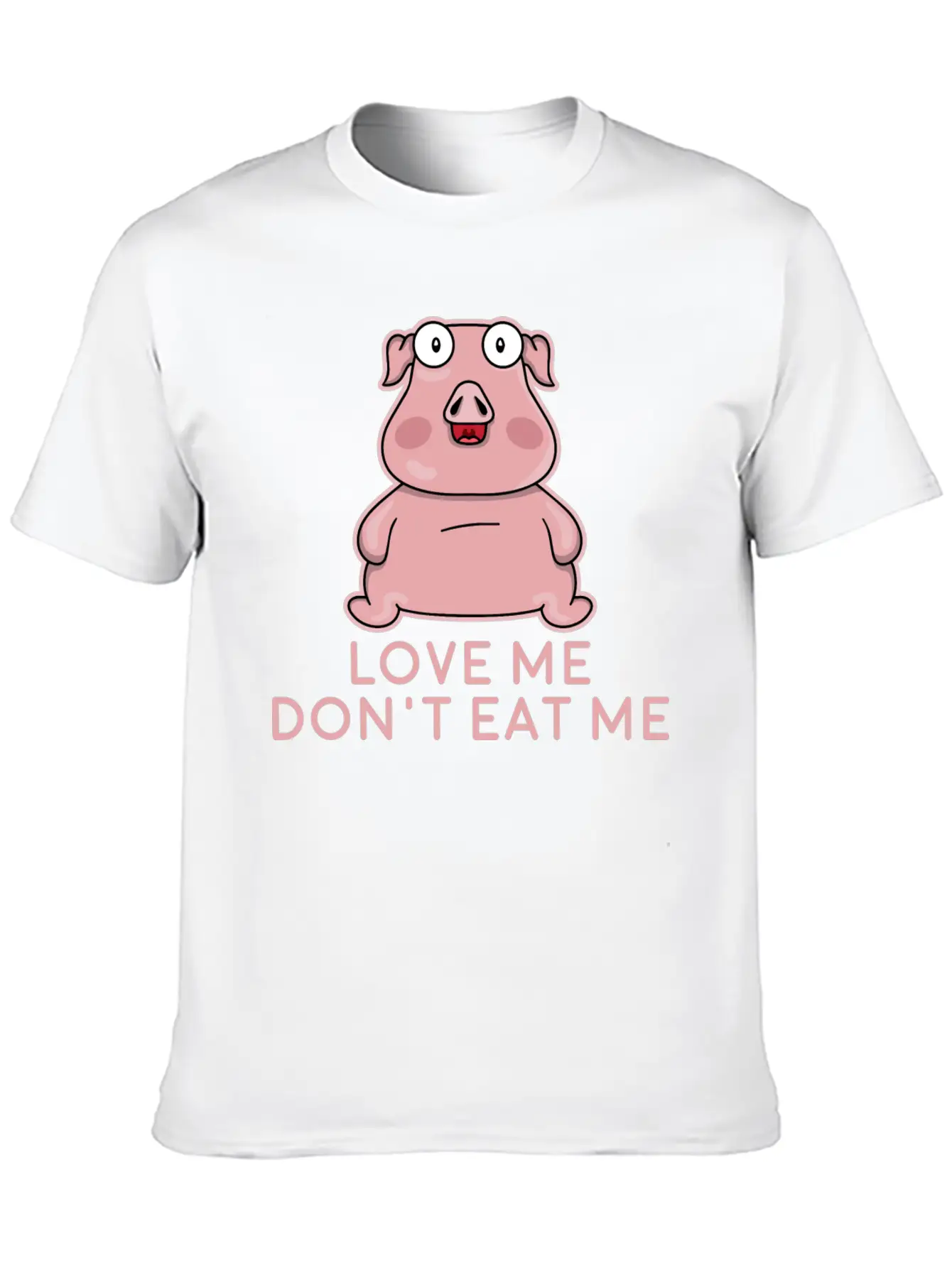 Love Me Don't Eat Me - Vegan Apparel Unisex Casual T-Shirt – Clean Design For Daily Comfort