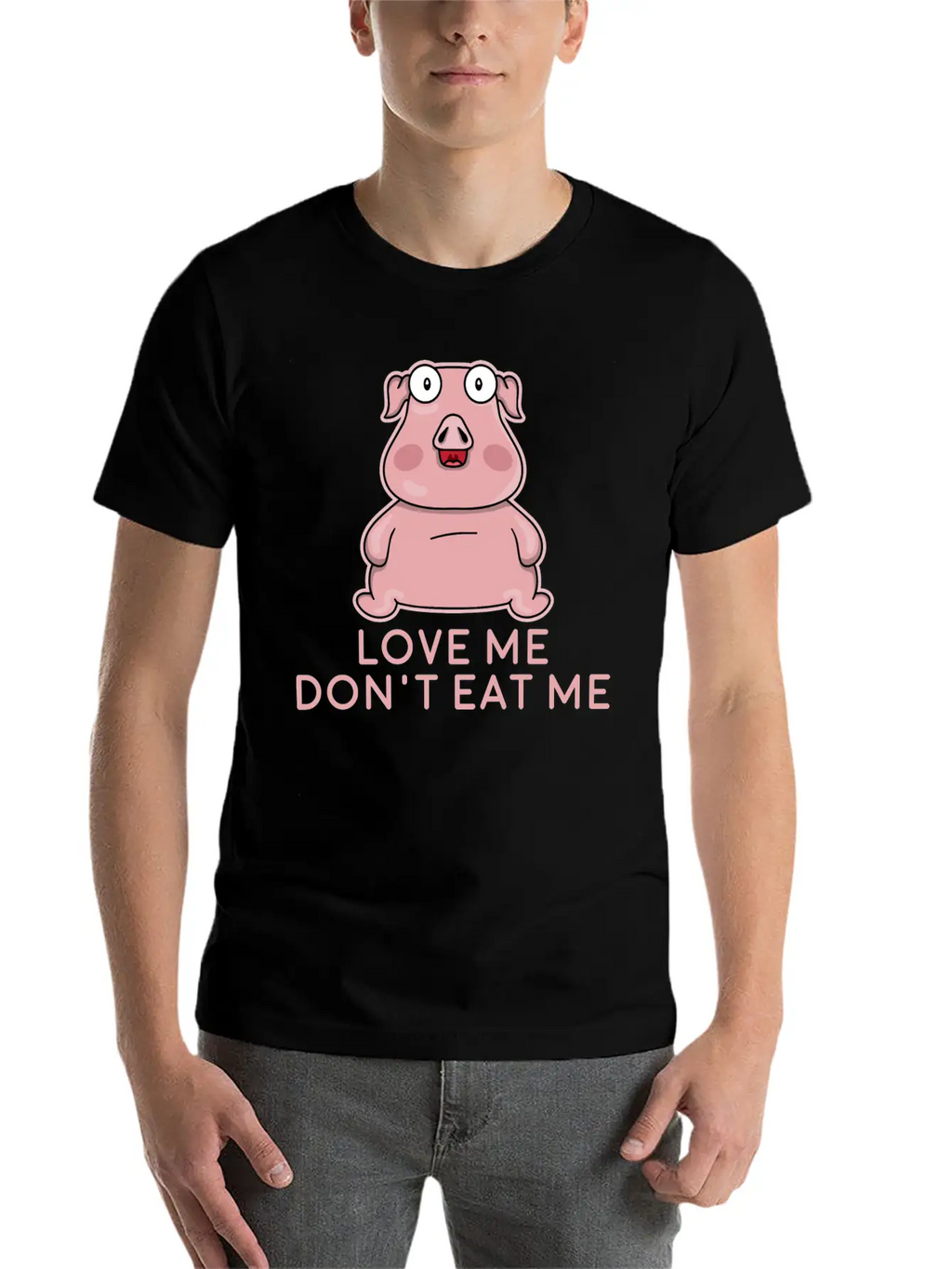 Love Me Don't Eat Me - Vegan Apparel Unisex Casual T-Shirt – Clean Design For Daily Comfort