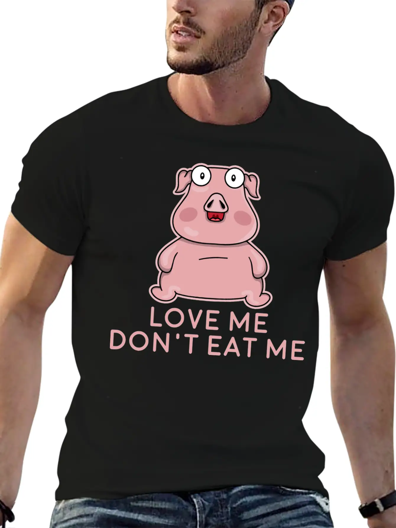 Love Me Don't Eat Me - Vegan Apparel Unisex Casual T-Shirt – Clean Design For Daily Comfort