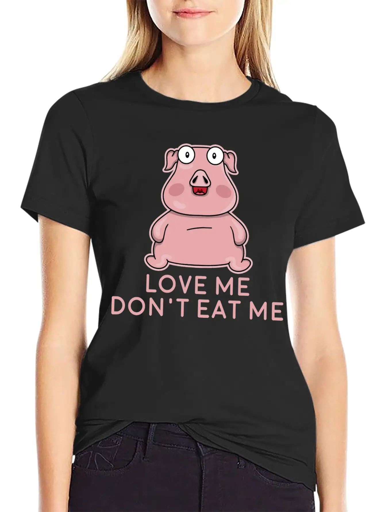 Love Me Don't Eat Me - Vegan Apparel Unisex Casual T-Shirt – Clean Design For Daily Comfort