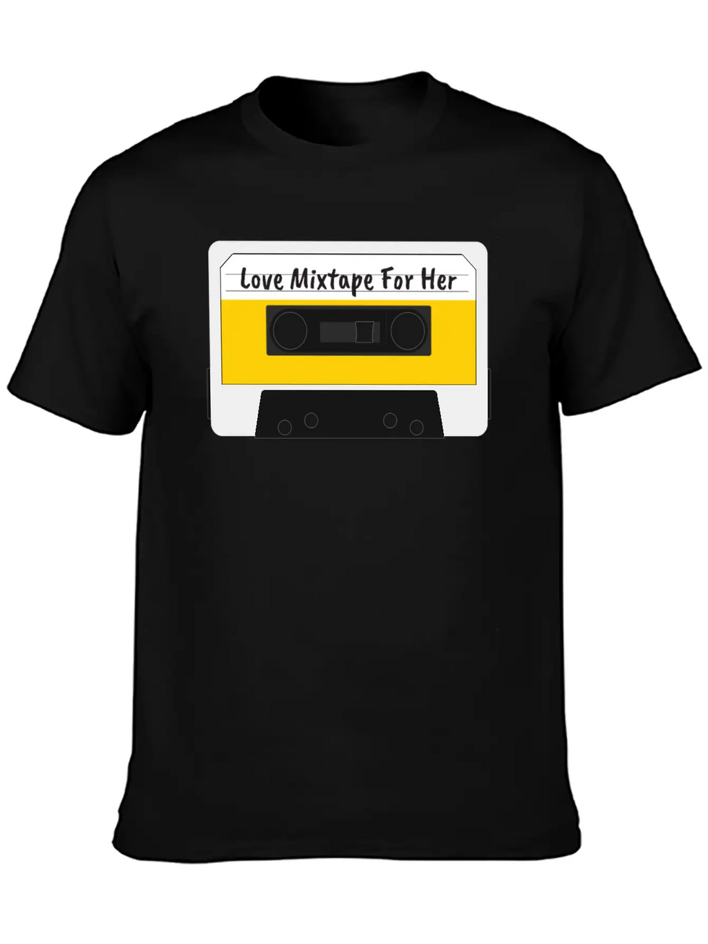 Love Mixtape For Her Cassette Valentines Day Gift Stylish Everyday T-Shirt – Unisex Basic Cotton Tee