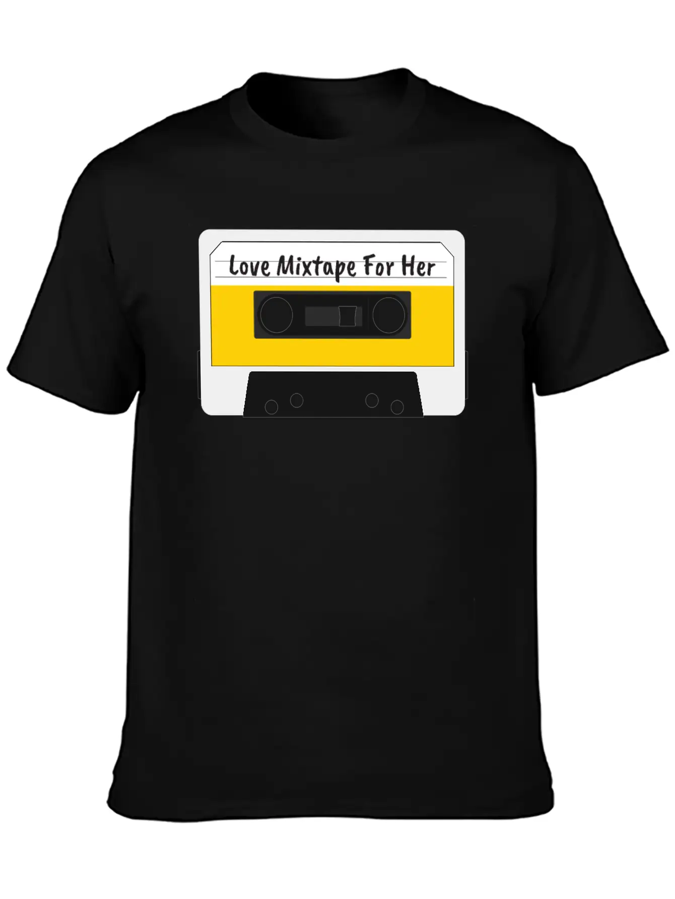 Love Mixtape For Her Cassette Valentines Day Gift Stylish Everyday T-Shirt – Unisex Basic Cotton Tee