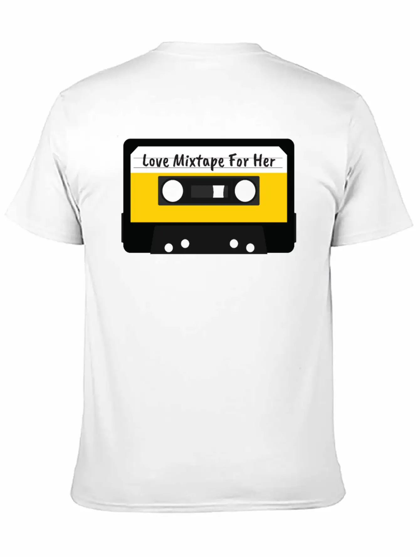 Love Mixtape For Her Cassette Valentines Day Gift Stylish Everyday T-Shirt – Unisex Basic Cotton Tee