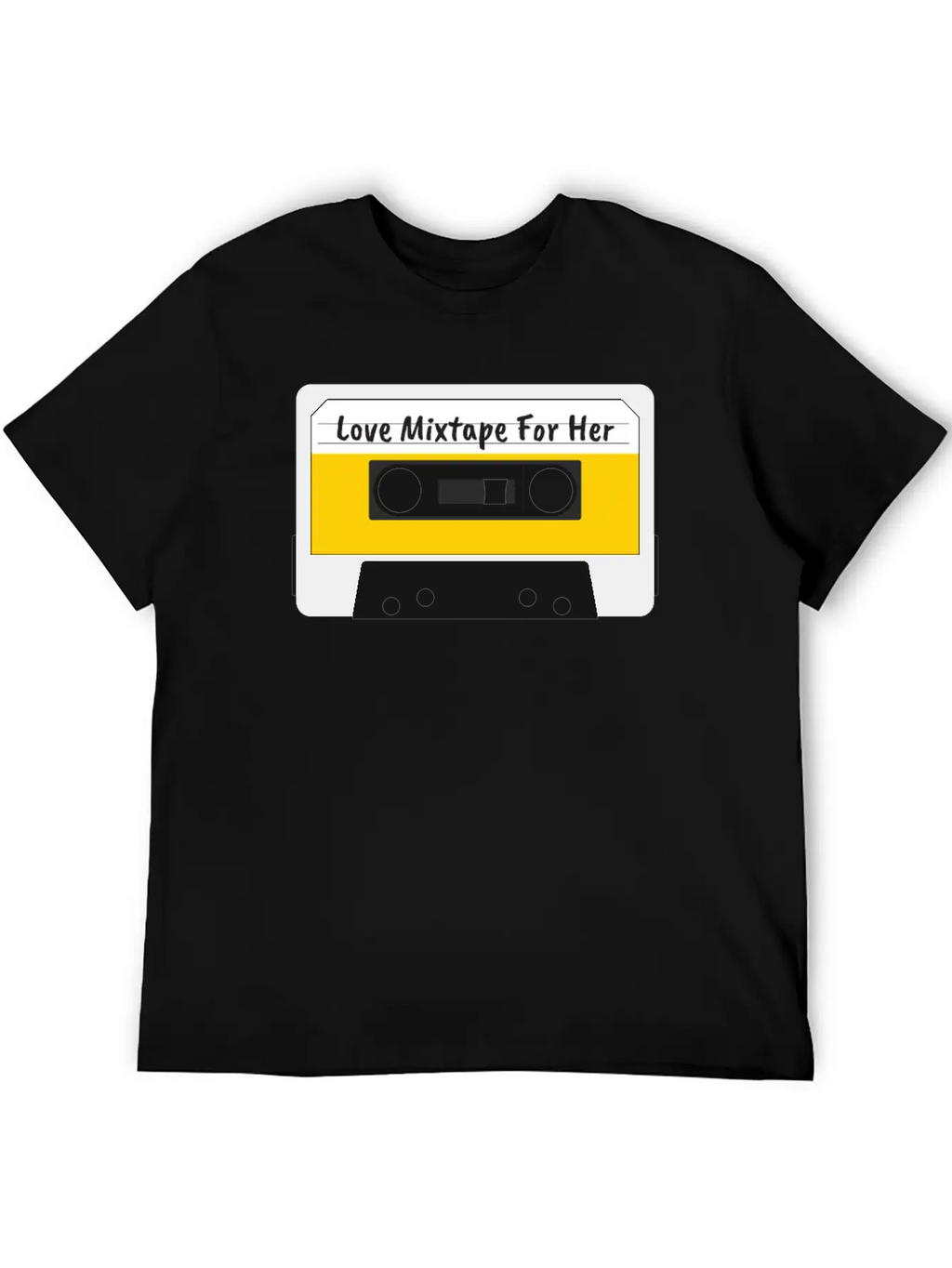 Love Mixtape For Her Cassette Valentines Day Gift Stylish Everyday T-Shirt – Unisex Basic Cotton Tee
