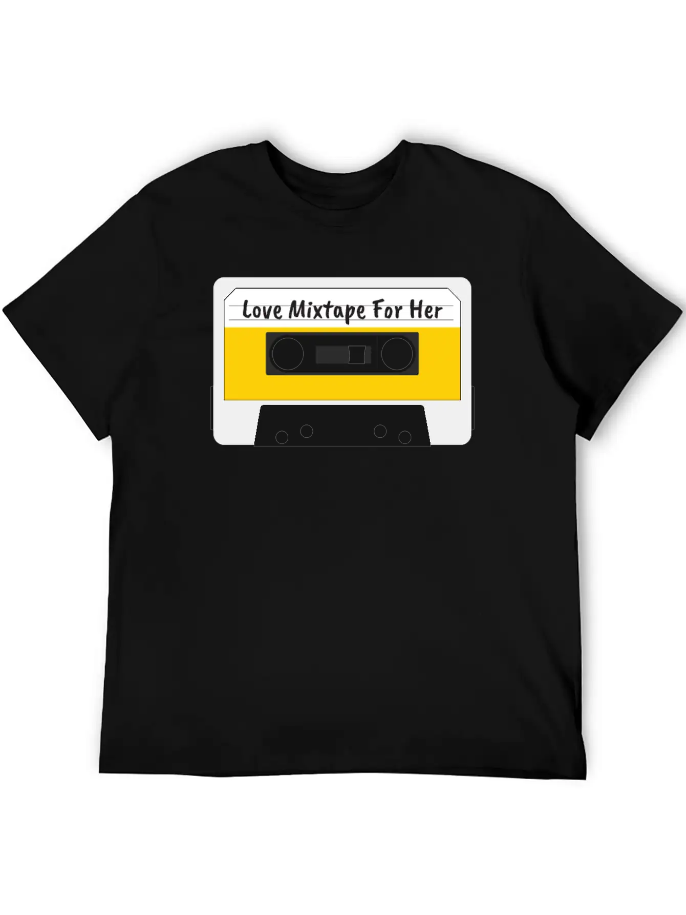 Love Mixtape For Her Cassette Valentines Day Gift Stylish Everyday T-Shirt – Unisex Basic Cotton Tee